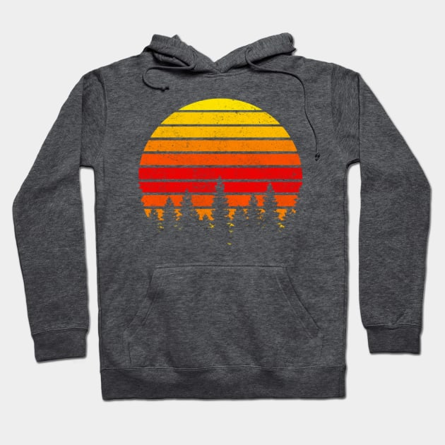 Retro Sunset Hoodie by SirOric0826